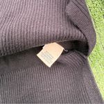 L.L. Bean Black Cashmere and cotton Collared Polo Sweater, Size large Photo 5