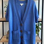 Coldwater Creek Chunky Sparkle Sweater Knit Cardigan w/Wood Buttons, XL Photo 0