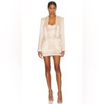 RETROFETE Cosmo Dress In Dusty Peach Pink Size L Photo 5