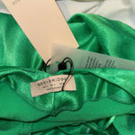 Bec & Bridge Ren Split  Maxi Dress Satin Emerald Green Photo 9