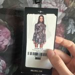 Current Mood  Black Floral Mini Dress Photo 3