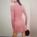 Reformation  Libra Knit Dress Light Pink Velvet Size XL Photo 1