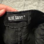 Blue Savvy  High Waist Black Button-Up Shorts Photo 2