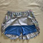 Lucky in Love Geometric Foil Print Athletic Skirt Sz M Tennis Golf Activewear Silver Size M Photo 4