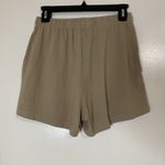 Talentless  tan high waist lounge sporty shorts size small Photo 3