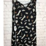 Alexandra Lee Sleeveless Fashionable Shoes Print Dress Size 10 Black Photo 2