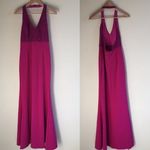 NEW‎ LULUS Love Potion Lace Halter Maxi Dress Pink Size L Photo 6