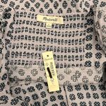 Madewell  Cap-Sleeve Button-Front Mini Dress in Geometric Print size 6 NWT Photo 8