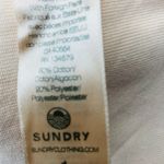 Anthropologie NWT Sundry Side Zip Velour Sweatshirt  I Beige Women’s M Gorpcore Mean Girls Photo 13