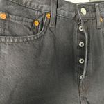 RE/DONE $259 NWT  BLACK DENIM WASHED BLACK SHORTS SZ 26 Photo 5