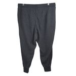 Gap Sweats Black Rib Knit Tapered High Waist Drawstring Trousers Jogger Pants XL Photo 1