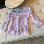 Free People Mohair Blend Lightweight Knit Peplum Tie Sweater Size Small Photo 6