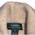 Ralph Lauren Vintage Lauren  Belted Cardigan Sweater Women’s XL Wool Ivory Gray Photo 1