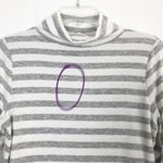 A New Day I Mock Neck Striped Long Sleeve Top Size S Photo 2