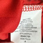 Luxology burnt orange midi faux wrap dress size 4 Photo 5