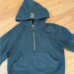 Lululemon Army green lulu scuba hoodie with gold zipper Photo 0