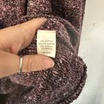 J. Jill Marled Burgundy Pink Chunky Knit Cardigan Sweater Medium Academia Purple Photo 8
