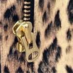 J.Crew Trench Coat Small Rain Coat Jacket Retro Leopard Classic Removable Hood Photo 5