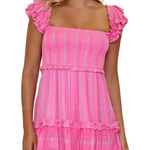 PilyQ NWT Carrie Sequined Smocked Mini Dress Photo 0