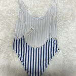 NWT Demi’s Nautical Strip Swimsuit Blue Size XL Photo 3