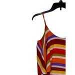 Judith March  Women‎ Dress Mini Retro Sundress Striped High Low Multicolor Medium Photo 10