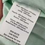 Anthropologie Hemant & Nandita Mint Green Velvet Dress Size SMALL Photo 11