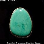 Silpada Turquoise Sterling Silver 925 Ring Size 8 Photo 2