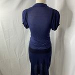 Clu women’s medium stretchy body con dress navy blue Photo 9