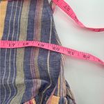 Marine layer  Laney Mini Dress Linen Blend Blue Variegated Stripe est Sz XS S Photo 7