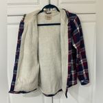 Boston Traders  Women's Plaid Hoodie Fleece Lined Shacket Size Small Photo 7