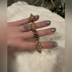 Jackie Kennedy Camrose Kross Swarovski Crystal Egg Gold Tone Bracelet Photo 5