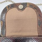 Banana Republic Vintage Mini Crossbody Snake Print Leather 26" Chain Strap Photo 12