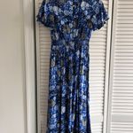 Jessica Simpson Short Sleeve Faux Wrap Maxi Dress Photo 1