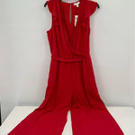 Charter Club Charter‎ Club Red Jumpsuit Womens Size 14 Photo 0