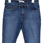 Levi's Levi’s Bootcut 515 Ankle Jeans Blue Denim Raw Hem Button Pocket Womens SZ 6 Long Photo 1