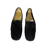 Tod's  women's black suede penny‎ loafer size 8.5 Photo 2