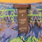 Custo Barcelona Womens Top Medium 3 Multicolor Deer Weeping Willow Floral Photo 4