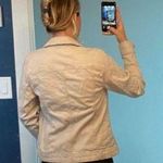 Beige Jean Jacket Tan Photo 1