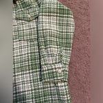 Forever 21 oversized tweed shacket in green/cream Photo 4