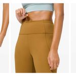 Lululemon  Fast and Free Crop II 19" Non-Reflective Spiced Bronze EUC Size 6 Photo 8