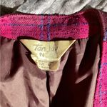 Vintage Plaid Pink & Violet Wool Blend Blazer Size 12 Photo 11