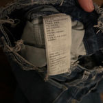 Abercrombie & Fitch High Rise Jeans Frayed Hem Distressed Denim Blue Size 2 Photo 6