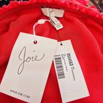 Joie New  Hafsa Silk One Shoulder Midi Dress Red Floral Asymmetric Women's Size S Photo 9