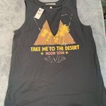 EXPRESS  one eleven NWT Charcoal Tank Top take me to the moon Photo 0