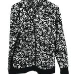Lululemon Cozy Cuddle Up Jacket Cotton Fleece Fleur Sombre White Black 12 Photo 1