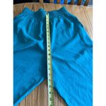 Vintage 90s Two Piece Lifestyle Green Pant And Jacket Set Open Front Shoulderpad Size 14 Photo 8