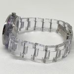 Fossil  women date watch ES-2611 purple dial 30mm round quartz analog running Photo 3