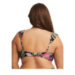 Time & Tru Nwt  printed 2pc high leg bikini bottom 2X wide strap V-wired top 1X Photo 5