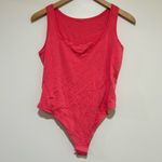 Lululemon Wundermost Nulu Square Neck Bodysuit Tank Top Bright Pink Size 4 Photo 1