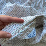 Vintage Sears women’s checkered button‎ down shirt White Size M Photo 5